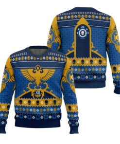 Alternative view of 2025 Christmas Warhammer Declare Heresy Iconic Ugly Christmas Sweater 