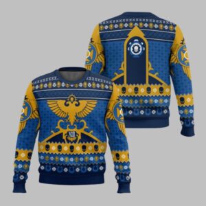 2025 Christmas Warhammer Declare Heresy Iconic Ugly Christmas Sweater - Grishko.com