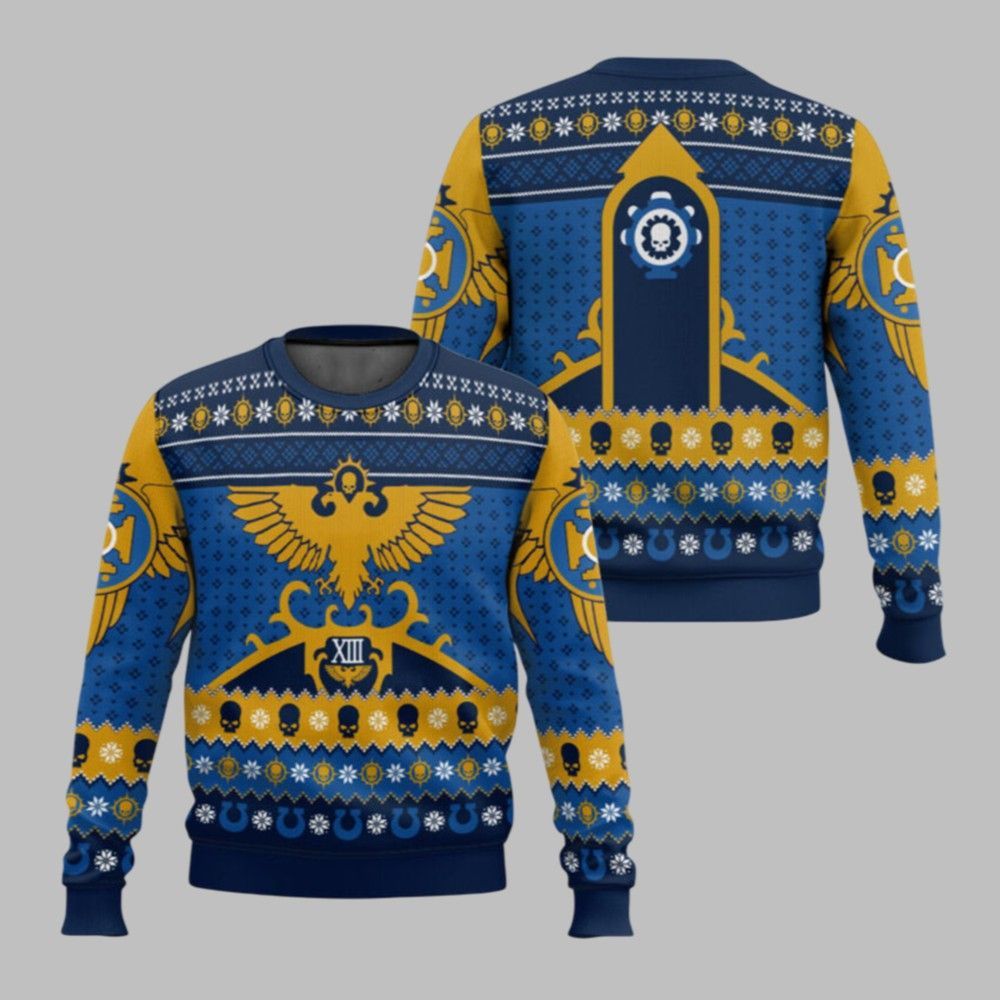 2025 Christmas Warhammer Declare Heresy Iconic Ugly Christmas Sweater - Grishko.com