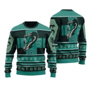 Alternative view of 2025 Christmas Warhammer Drukhari Kabal Of The Poisoned Tongue Iconic Ugly Christmas Sweater - Grishko.com