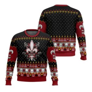Alternative view of 2025 Christmas Warhammer Eight Sisters Slaying Iconic Ugly Christmas Sweater - Grishko.com