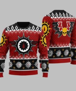 2025 Christmas Warhammer Flesh Tearers Iconic Ugly Christmas Sweater 