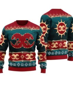 Alternative view of 2025 Christmas Warhammer Hive Fleet Behemoth Iconic Ugly Christmas Sweater 
