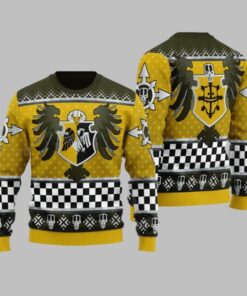 2025 Christmas Warhammer Imperial Knights House Hawkshroud Iconic Ugly Christmas Sweater 
