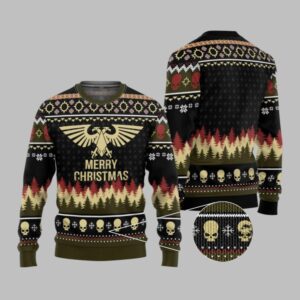 2025 Christmas Warhammer Imperium Iconic Ugly Christmas Sweater - Grishko.com