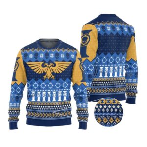 Alternative view of 2025 Christmas Warhammer Imperium Ugly Christmas Sweater - Grishko.com