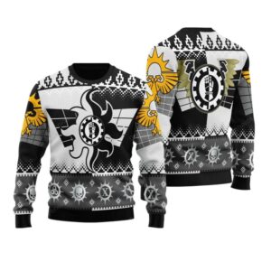 Alternative view of 2025 Christmas Warhammer Iron Hands Iconic Ugly Christmas Sweater - Grishko.com