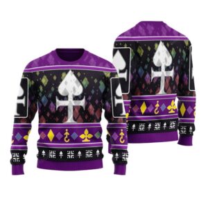 Alternative view of 2025 Christmas Warhammer Masque Of The Midnight Sorrow Iconic Ugly Christmas Sweater - Grishko.com