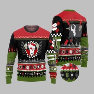 2025 Christmas Warhammer Orks Iconic Ugly Christmas Sweater - Grishko.com