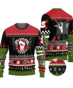 Alternative view of 2025 Christmas Warhammer Orks Iconic Ugly Christmas Sweater 