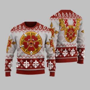 2025 Christmas Warhammer Sisters Of Battle Iconic Ugly Christmas Sweater - Grishko.com