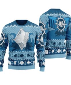 Alternative view of 2025 Christmas Warhammer Space Wolves Iconic Ugly Sweater 