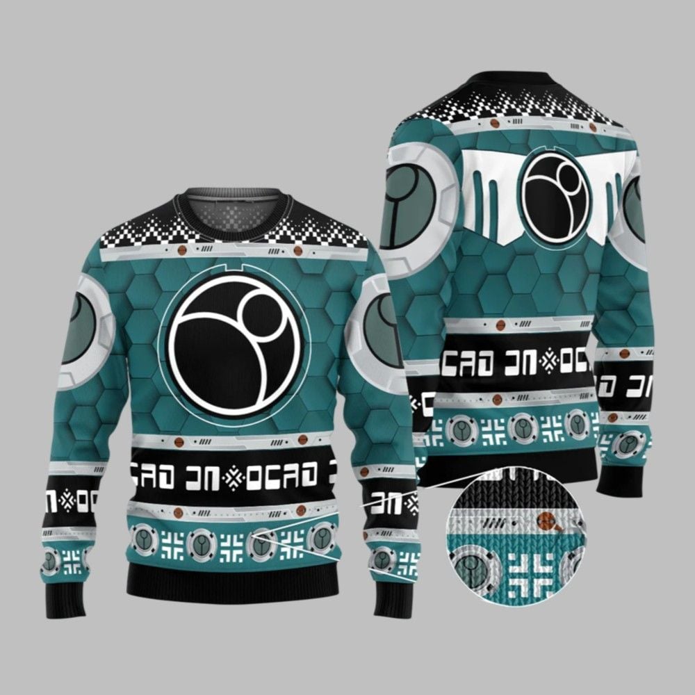 2025 Christmas Warhammer The Tau Borkan Iconic Ugly Sweater - Grishko.com