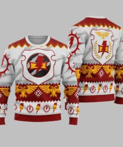 2025 Christmas Warhammer White Scars Iconic Ugly Sweater 