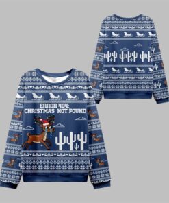 2025 Christmas Weeping Elk Ugly Christmas Sweater 