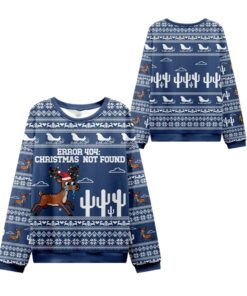 Alternative view of 2025 Christmas Weeping Elk Ugly Christmas Sweater 