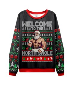 Alternative view of 2025 Christmas Welcome To The North Swole Ugly Sweater 