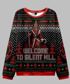 Alternative view of 2025 Christmas Welcome to the Town Ugly Christmas Sweater 