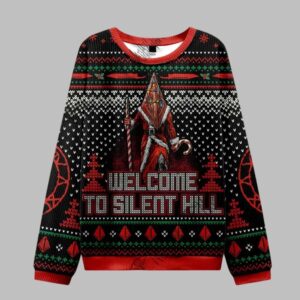 Alternative view of 2025 Christmas Welcome to the Town Ugly Christmas Sweater - Grishko.com