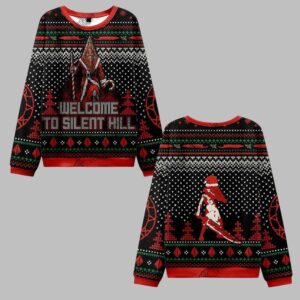 2025 Christmas Welcome to the Town Ugly Christmas Sweater - Grishko.com
