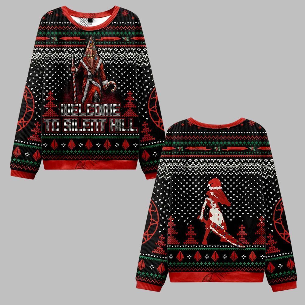 2025 Christmas Welcome to the Town Ugly Christmas Sweater - Grishko.com