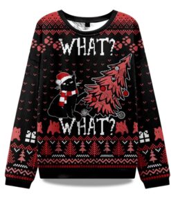 2025 Christmas What What Ugly Christmas Sweater
