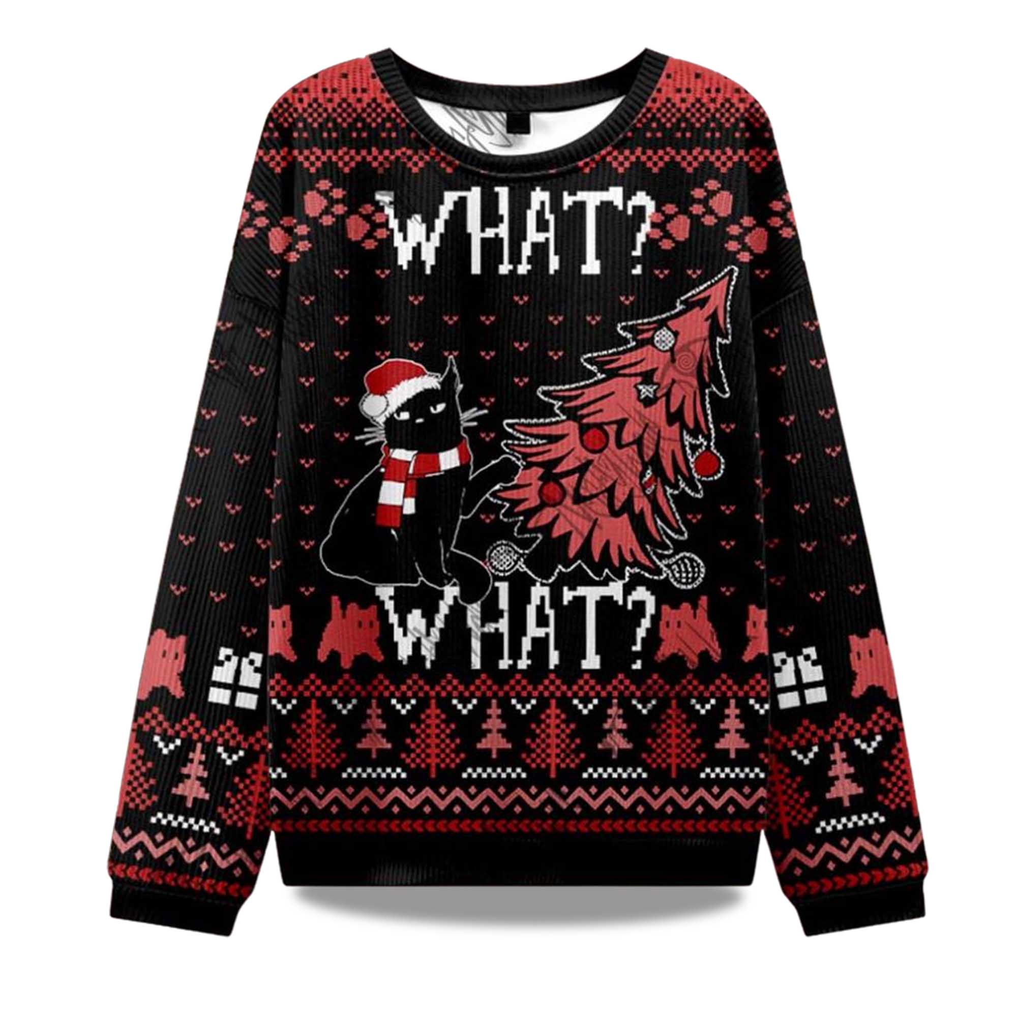 2025 Christmas What What Ugly Christmas Sweater