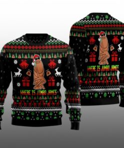 2025 Christmas Where Is Jimbo James Ugly Christmas Sweater 