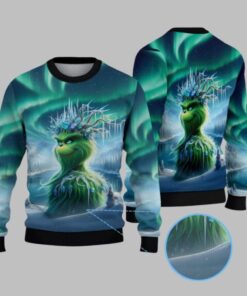 2025 Christmas Winter Wonderland Grnch Christmas Ugly Sweater 