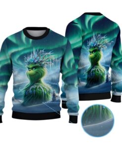 Alternative view of 2025 Christmas Winter Wonderland Grnch Christmas Ugly Sweater 