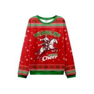 Alternative view of 2025 Christmas Wrangling Christmas Cheer Ugly Sweater - Grishko.com