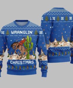2025 Christmas Wrangling Ugly Christmas Sweater 