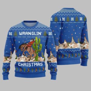 2025 Christmas Wrangling Ugly Christmas Sweater - Grishko.com