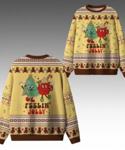 Alternative view of 2025 Christmas Y'All Feelin Jolly Ugly Sweater 