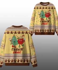 2025 Christmas Y'All Feelin Jolly Ugly Sweater 