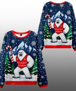 2025 Christmas Yeti Celebration Ugly Sweater 