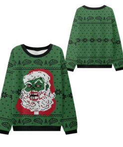 Alternative view of 2025 Christmas Zombie Santa Ugly Sweater 