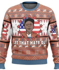 2025 Clayton Bigsby Let That Hate Out Chappelle's Show Ugly Christmas Sweater