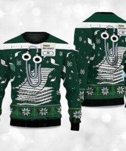 Alternative view of 2025 Clippy Windows Ugly Christmas Sweater