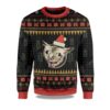 2025 Coughing Cat Meme Christmas Ugly Sweater