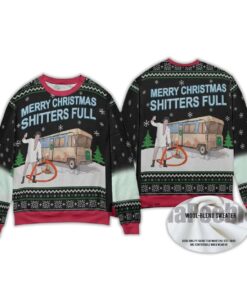 Alternative view of 2025 Cousin Eddie Merry Christmas Shitters Full National Lampoon's Christmas Vacation Ugly Sweater