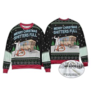 Alternative view of 2025 Cousin Eddie Merry Christmas Shitters Full National Lampoon's Christmas Vacation Ugly Sweater