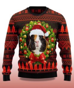 Alternative view of 2025 Cute Guinea Pig Christmas Ugly Sweater