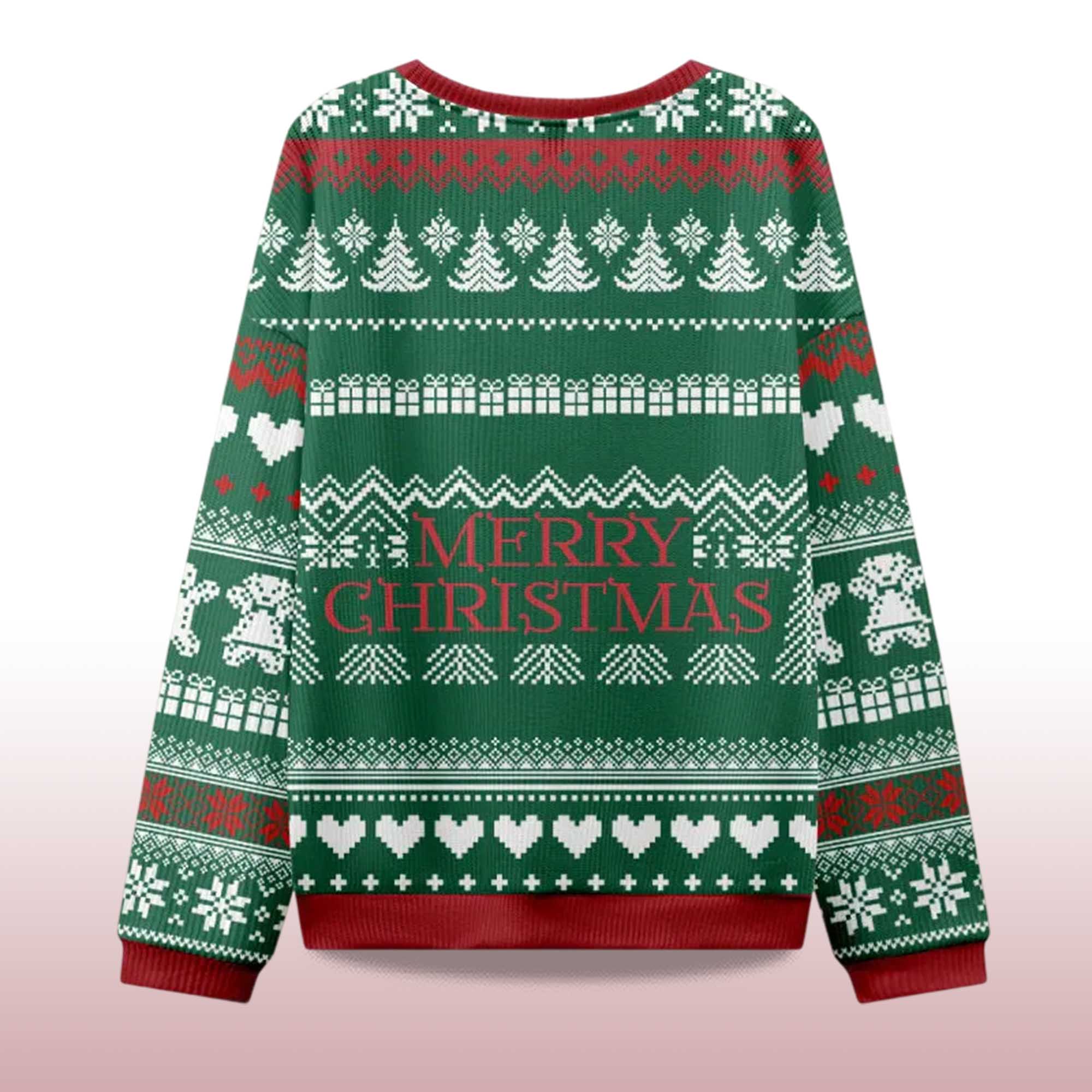 Alternative view of 2025 Cute Sushi Cat Christmas Ugly Sweater