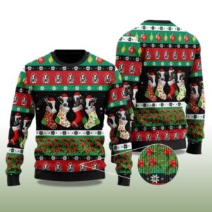 Alternative view of 2025 Dairy Cow Christmas Ugly Sweater
