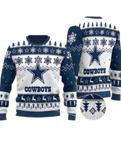 Alternative view of 2025 Dallas Cowboys Ugly Christmas Sweater 