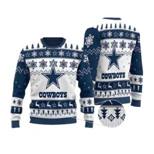 Alternative view of 2025 Dallas Cowboys Ugly Christmas Sweater - Grishko.com