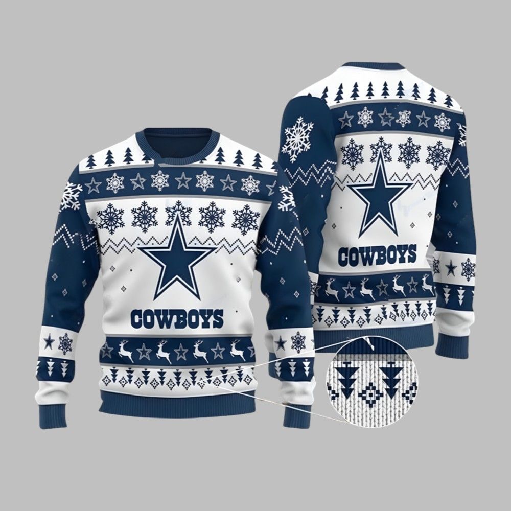 2025 Dallas Cowboys Ugly Christmas Sweater - Grishko.com