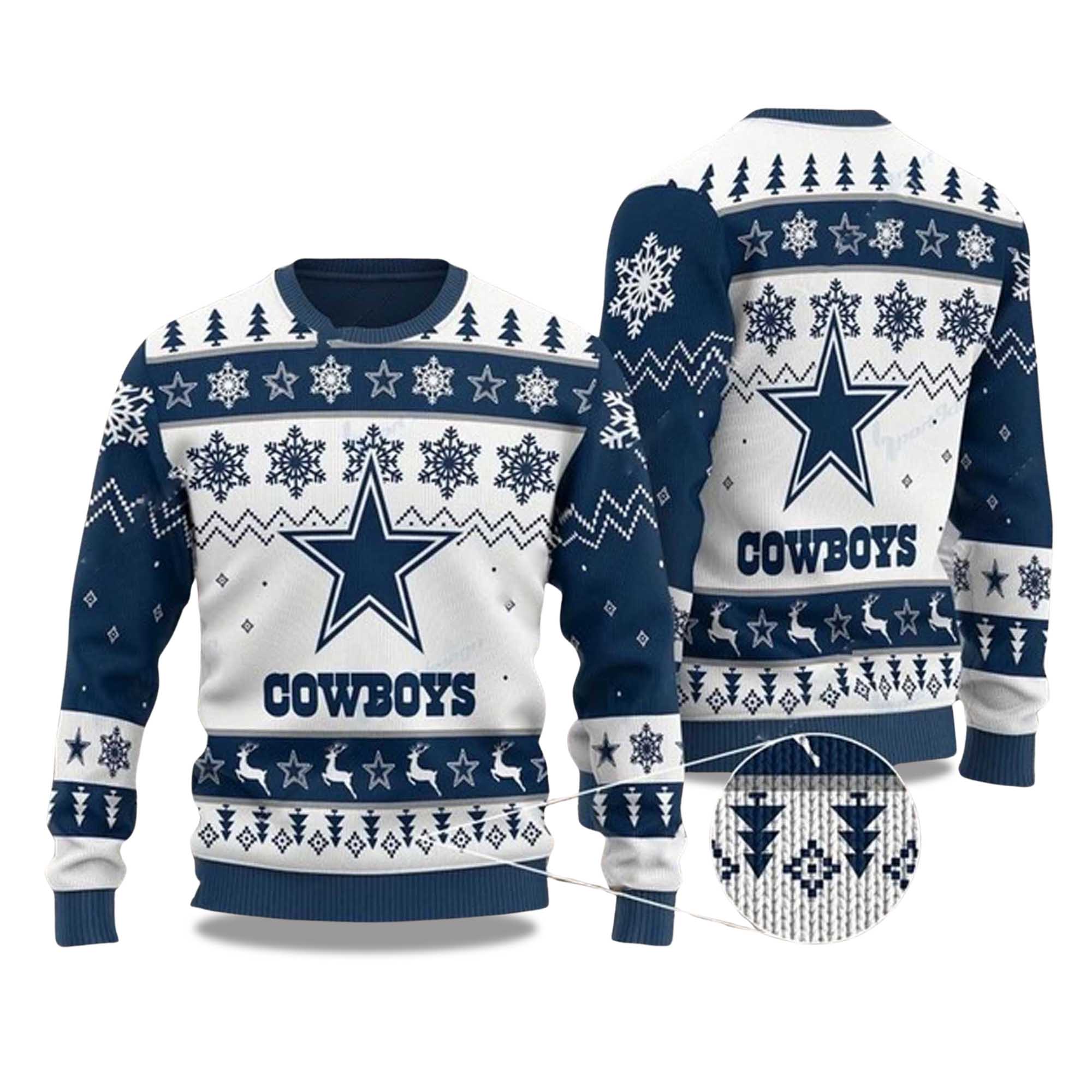 2025 Dallas Cowboys Ugly Christmas Sweater