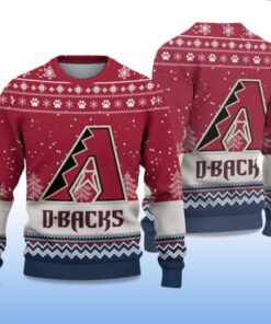 Alternative view of 2025 Diamondbacks Ugly Christmas Sweater